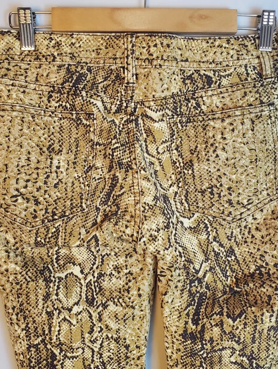 Tory Burch Women’s Super Skinny Jeans Snakeskin Print Size 29 - Picture 5 of 16